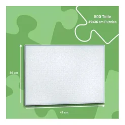 Ravensburger Puzzel Lijst 500 Stukjes Puzzel Wit