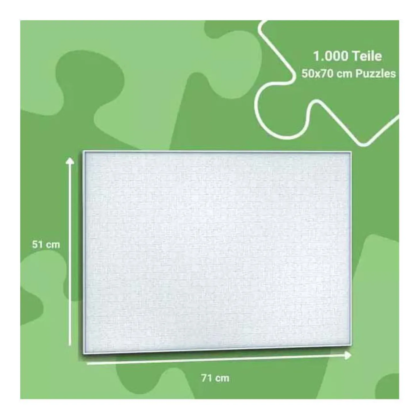 Ravensburger Puzzel Lijst 1000 Stukjes Puzzel Wit