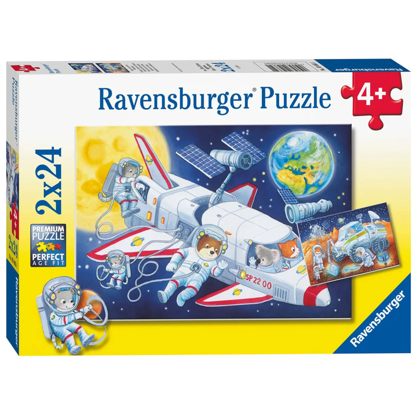 Ravensburger Puzzel Reis door de Ruimte, 2x24st.