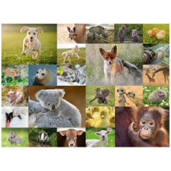 Ravensburger Puzzel Schattige Babydieren, 200st. XXL