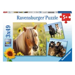 Ravensburger Schattige Pony's, 3x49st.