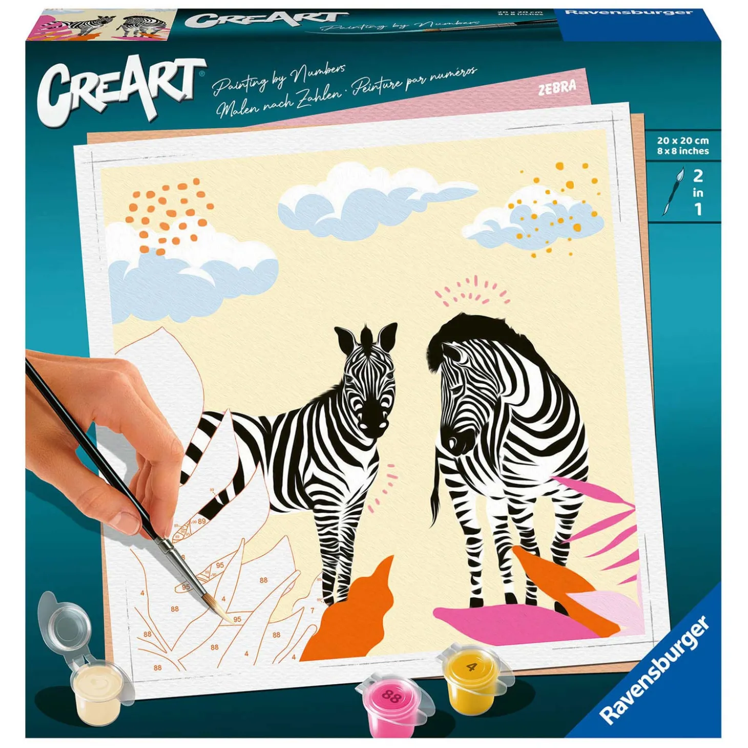 Ravensburger Schilderen op Nummer - Zebra