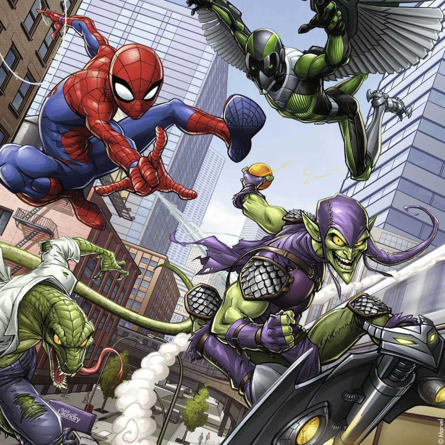 Ravensburger Spiderman Puzzel, 3x49st.