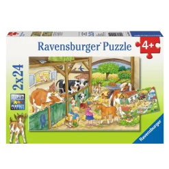 Ravensburger Vrolijk Boerderijleven, 2 x 24st.