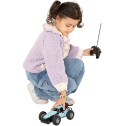 RC Bestuurbare Auto met Rookfunctie - Blauw