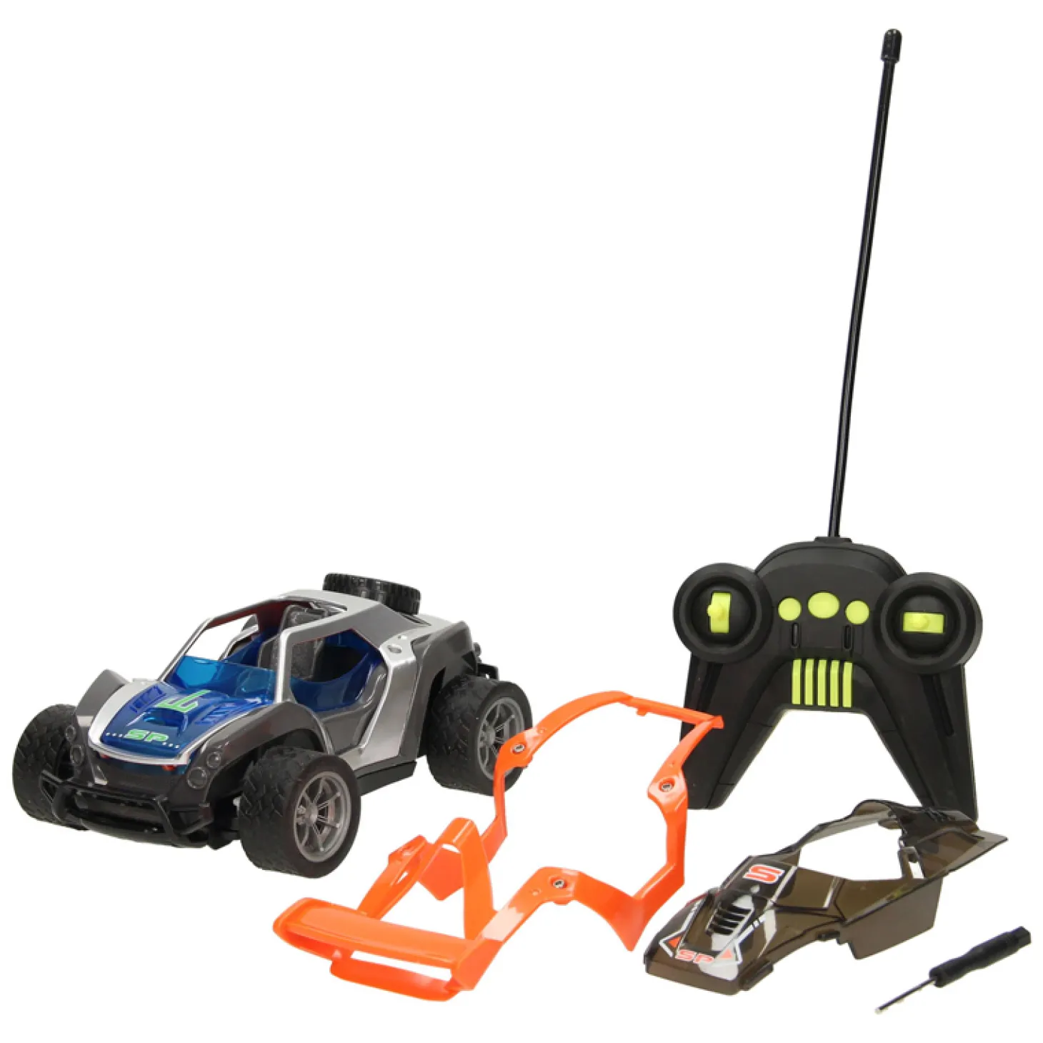 RC Bestuurbare Auto met Verwisselbare Bodies