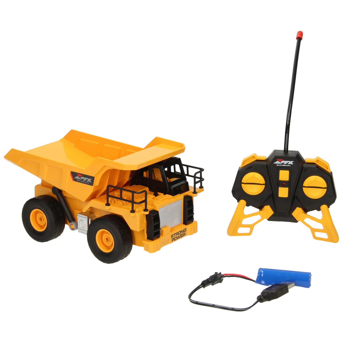 RC Bestuurbare Constructietruck met Kiepwagen 1:24
