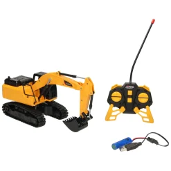 RC Bestuurbare Graafmachine met Rupsbanden 1:24