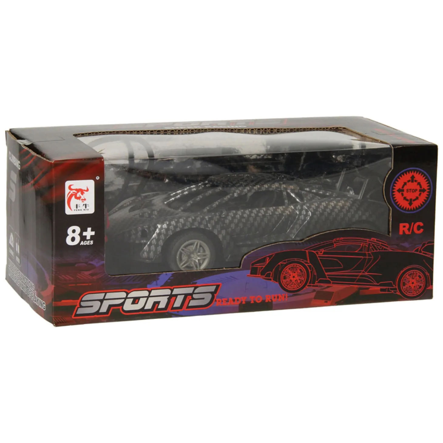 RC Racewagen Metallic Bestuurbare Auto