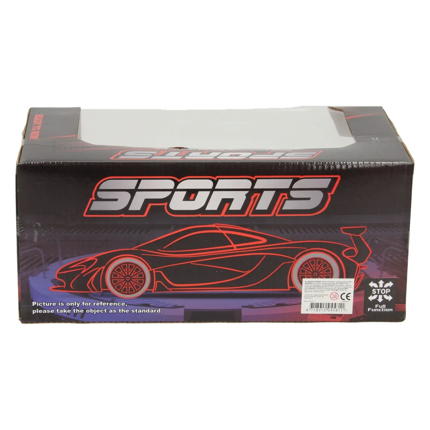 RC Sportwagen met Stoomfunctie Zwart