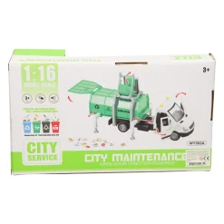 Recyclewagen met Licht en Geluid