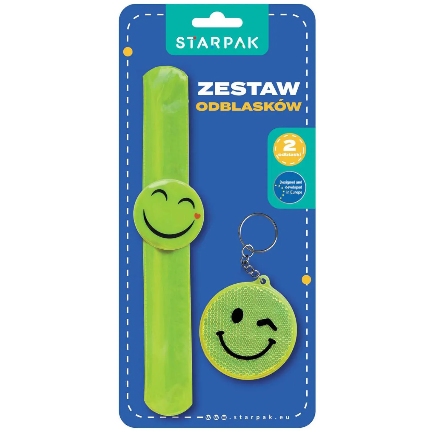 Reflecterende Klaparmband en Sleutelhanger