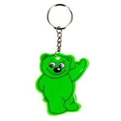 Reflectie Sleutelhanger Beer, 12st.