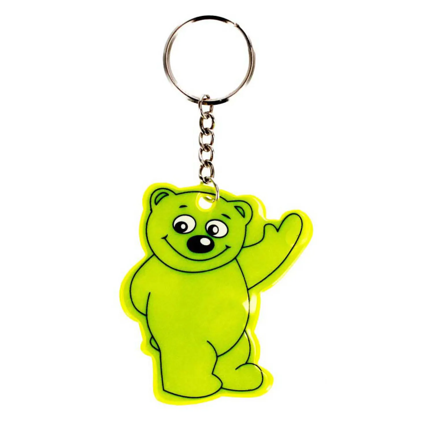 Reflectie Sleutelhanger Beer, 12st.