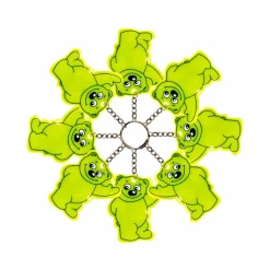 Reflectie Sleutelhanger Beer, 12st.