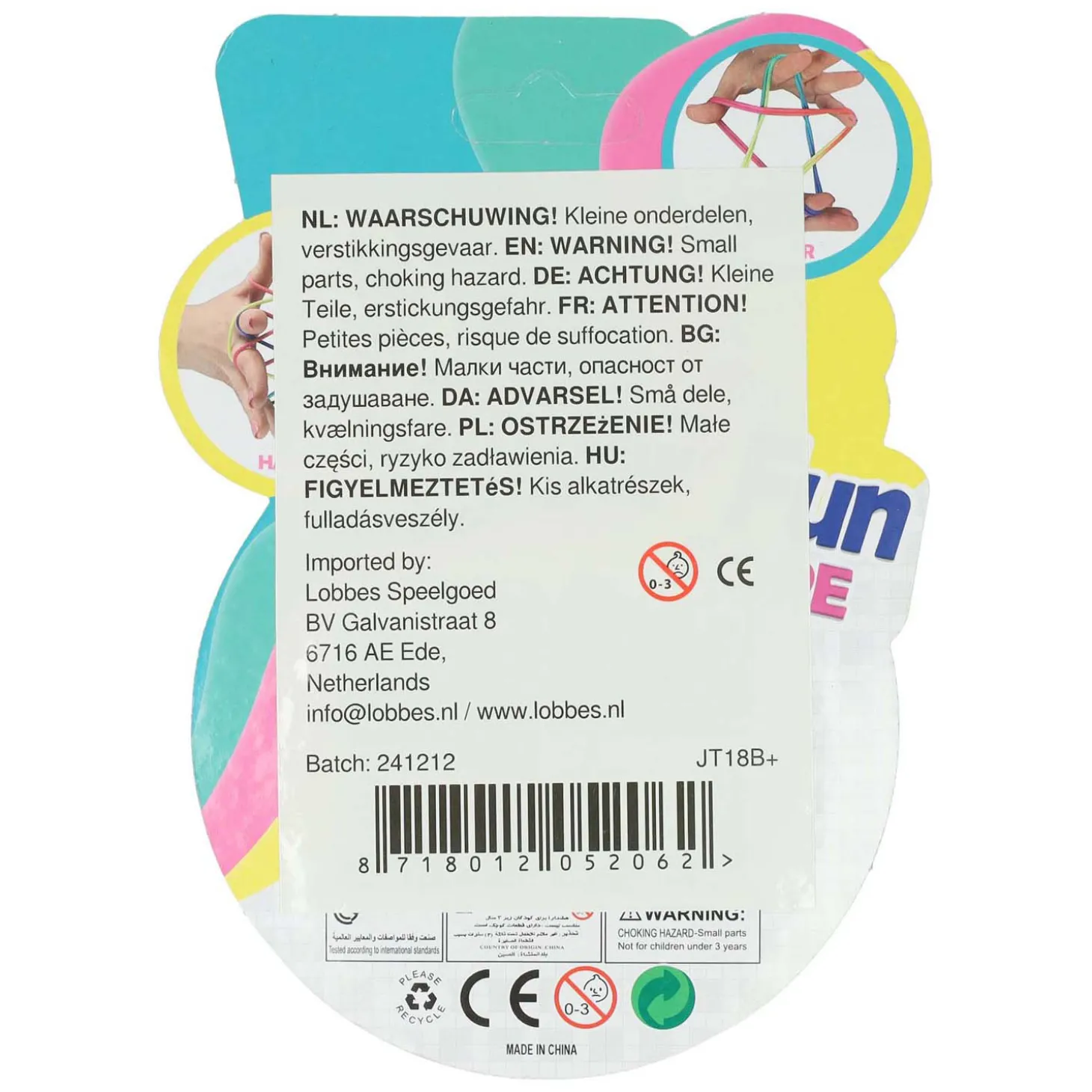 Regenboog Vingertouw