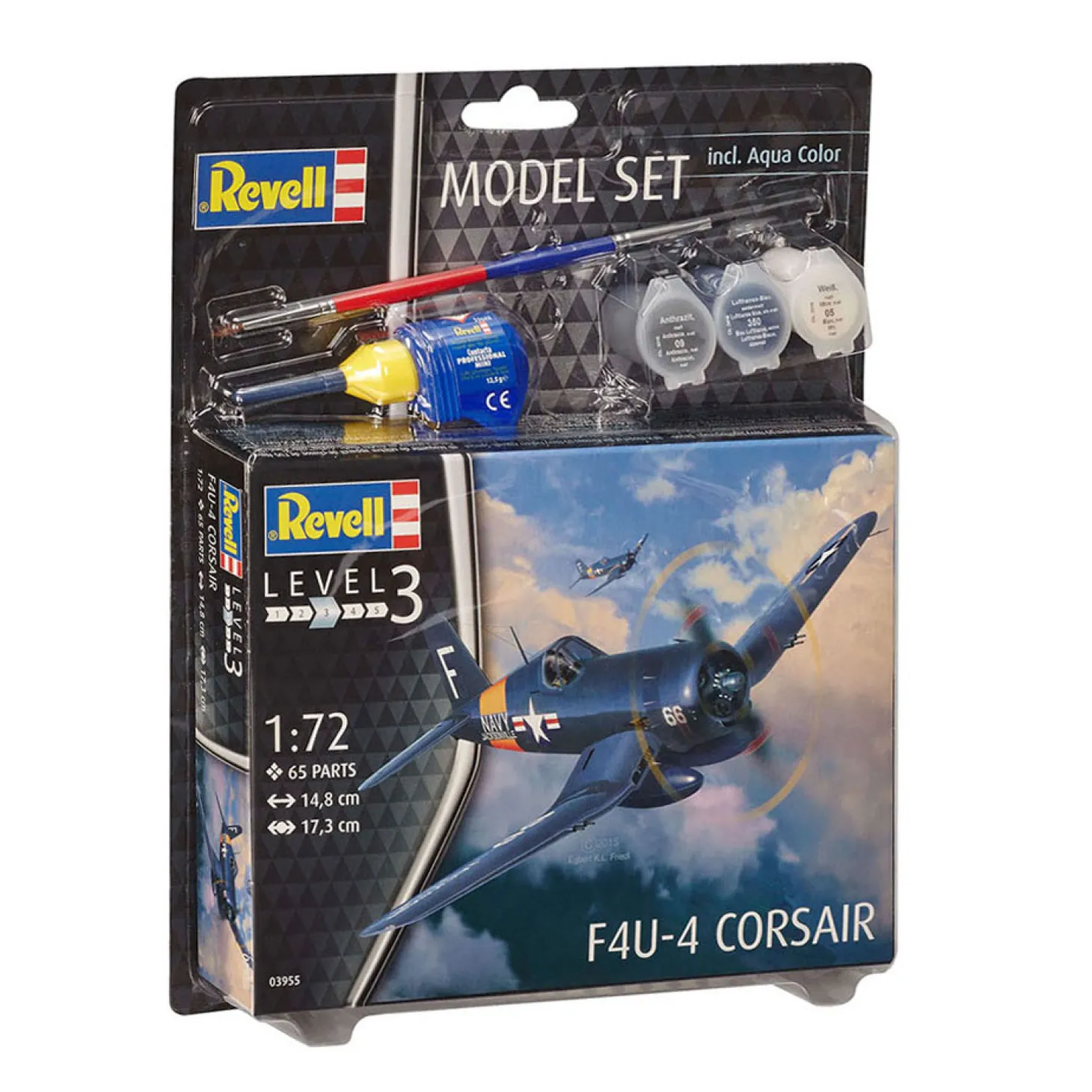 Revell Model Set F4U-4 Corsair Jachtvliegtuig