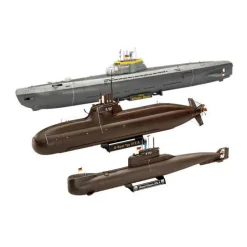 Revell Modelbouwpakket - 70 Years Bundeswehr-Wilhelm Bauer,Type 206A,Class2 1:144 - 154dlg.