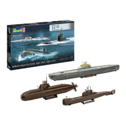 Revell Modelbouwpakket - 70 Years Bundeswehr-Wilhelm Bauer,Type 206A,Class2 1:144 - 154dlg.