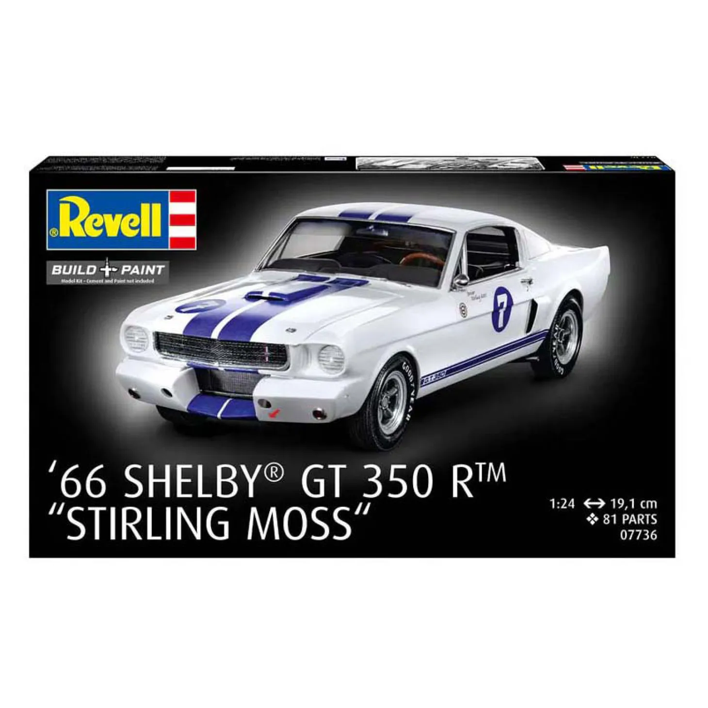 Revell Modelbouwpakket - 1966 Shelby GT 350 R "Stirling Moss" 1:24 - 81dlg.