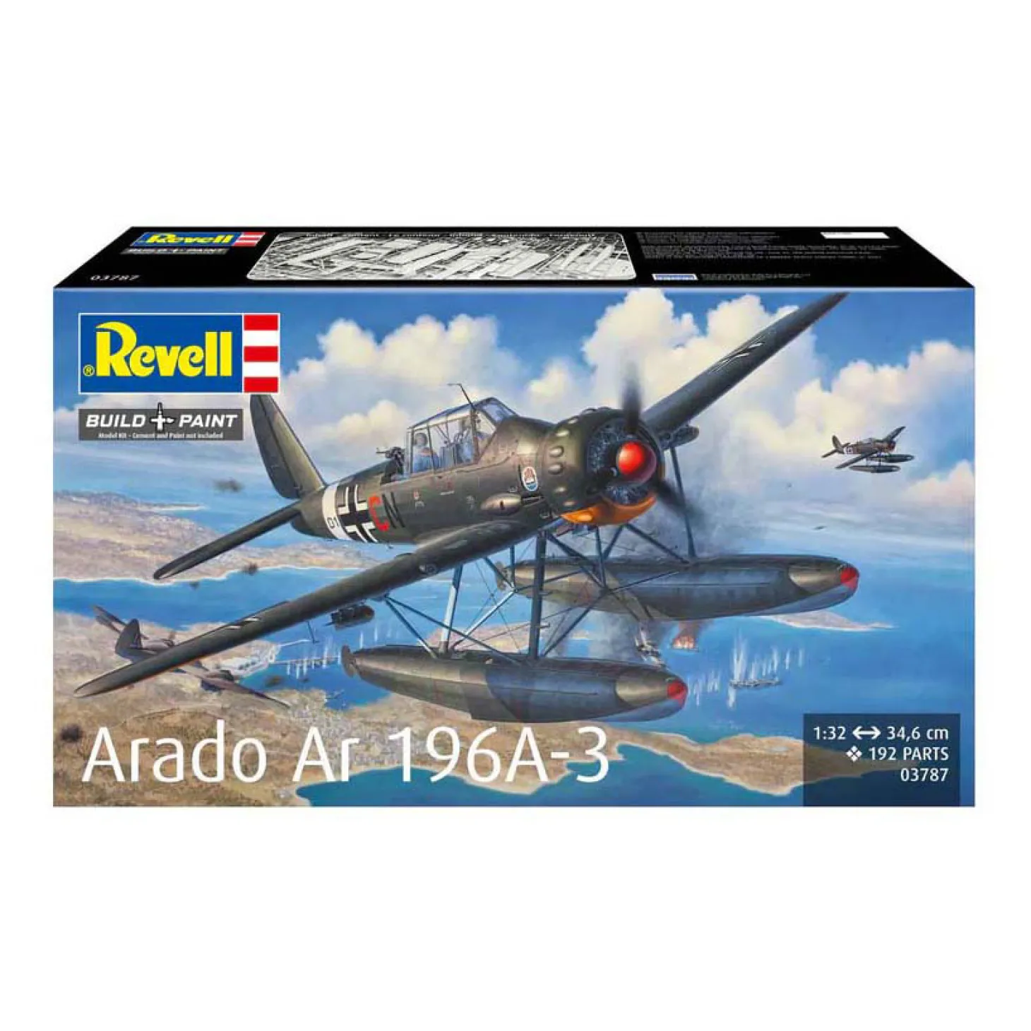 Revell Modelbouwpakket - Arado Ar196A-3 Seaplane 1:32 - 192dlg.