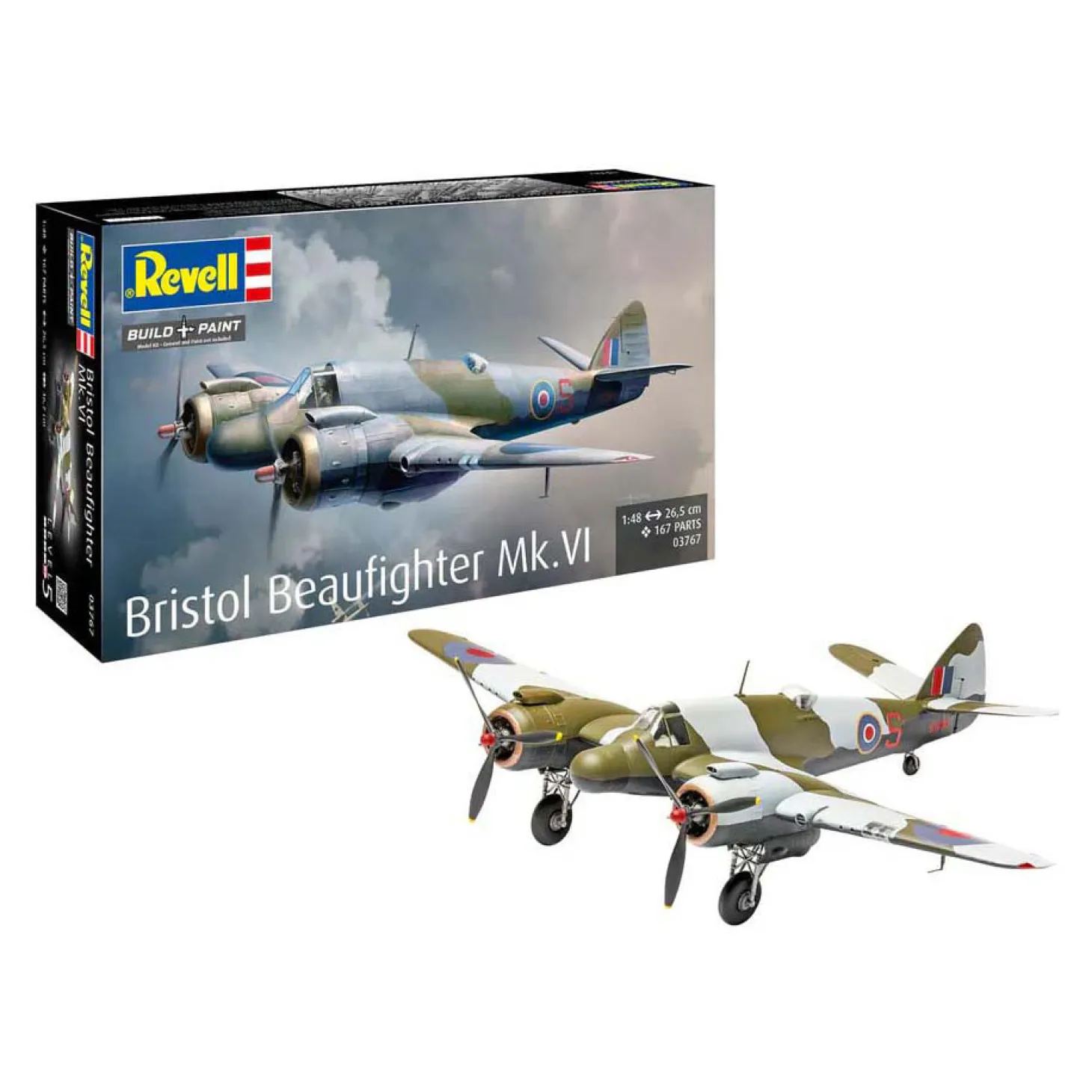 Revell Modelbouwpakket - Bristol Beaufighter Mk. VI 1:48 - 167dlg.