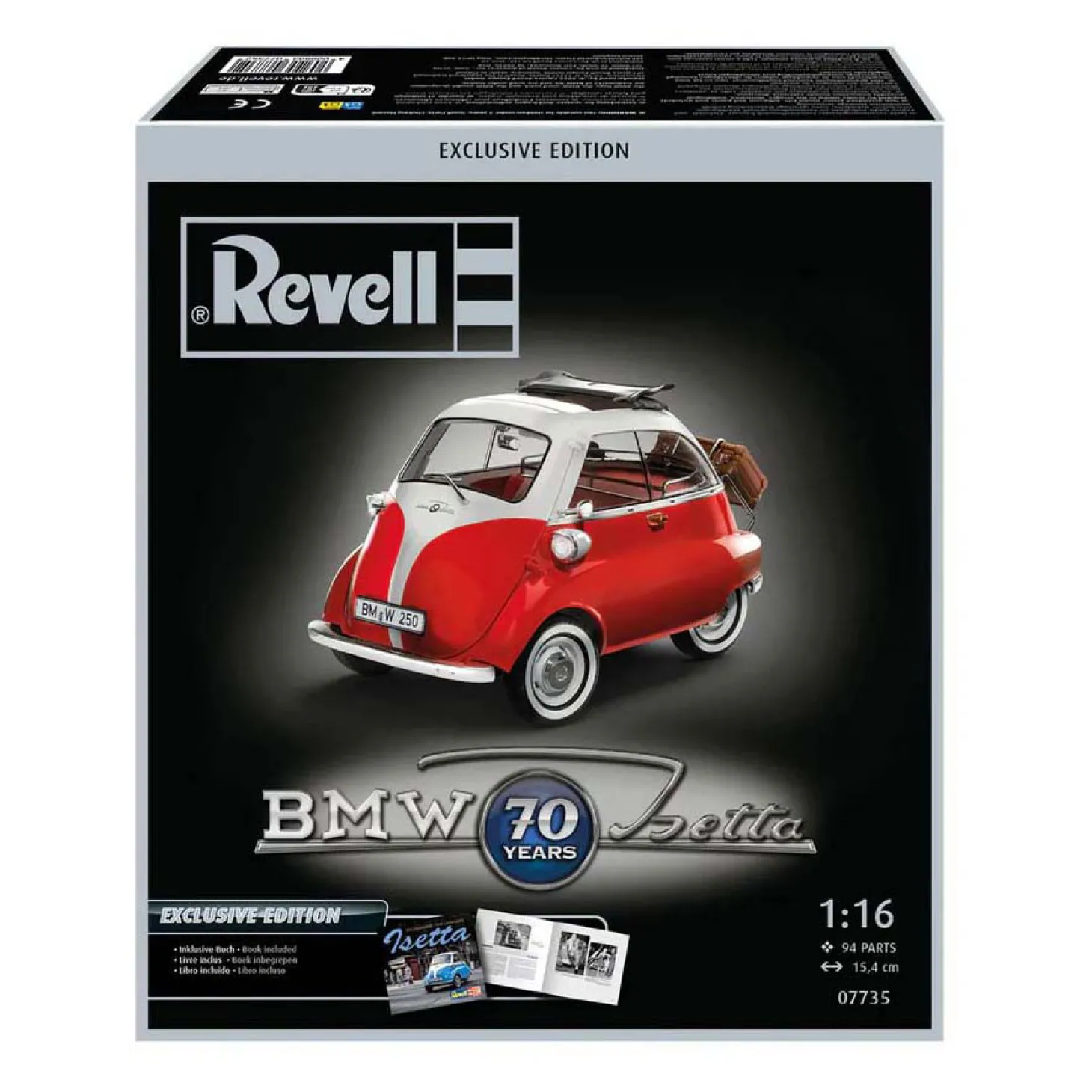 Revell Modelbouwpakket - BMW Isetta 250 - 70 Years of the Isetta 1:16 - 94dlg.