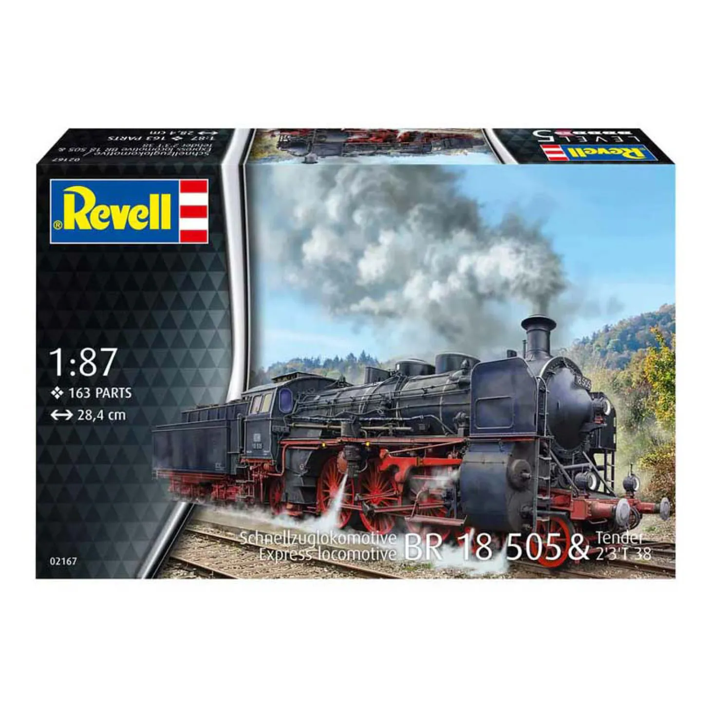 Revell Modelbouwpakket - Express Locomotive 1:87 - 163dlg.