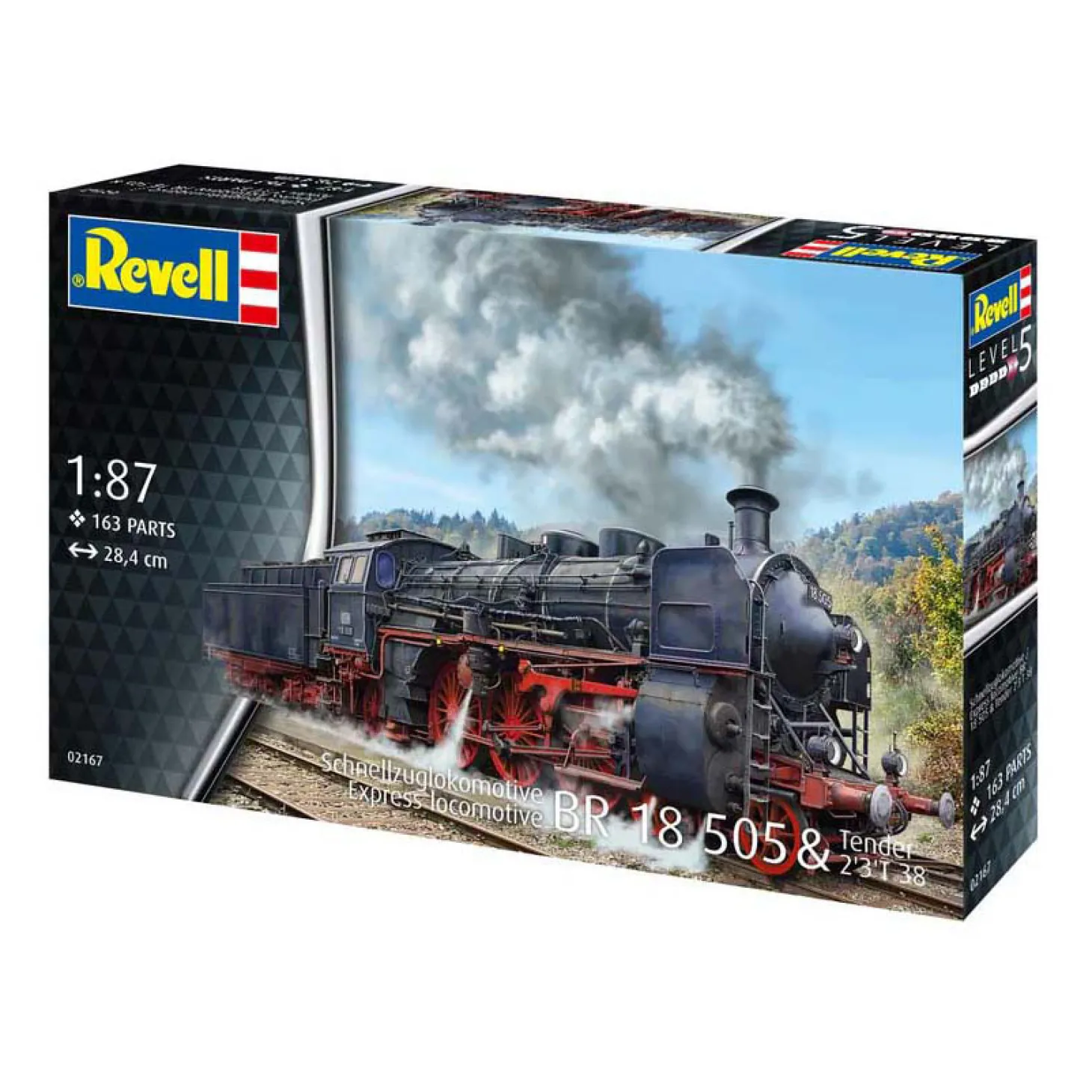 Revell Modelbouwpakket - Express Locomotive 1:87 - 163dlg.