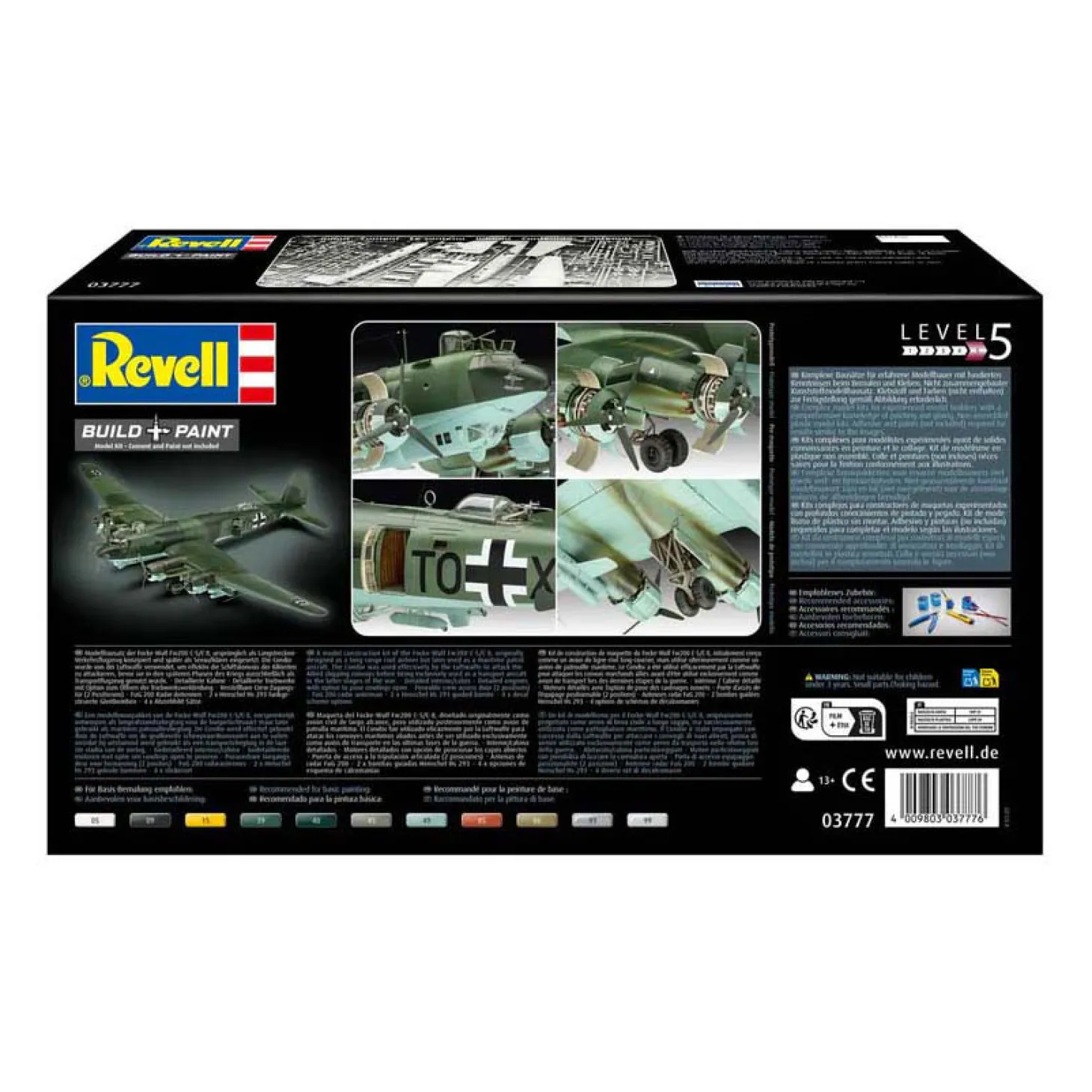 Revell Modelbouwpakket - Focke-Wulf Fw 200 C-5/C-8 Condor 1:72 - 240dlg.