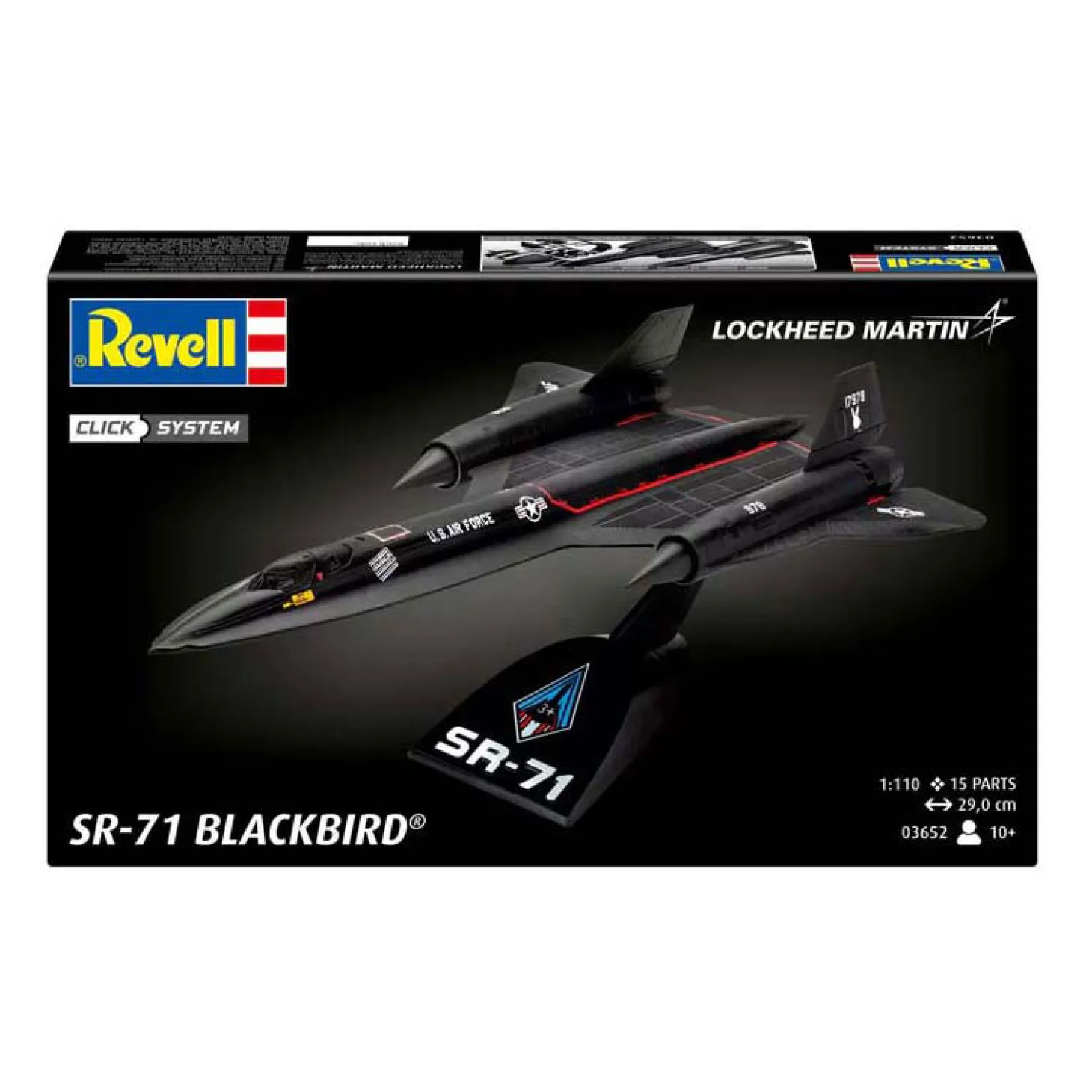Revell Modelbouwpakket - Lockheed SR-71 Blackbird - 15dlg.