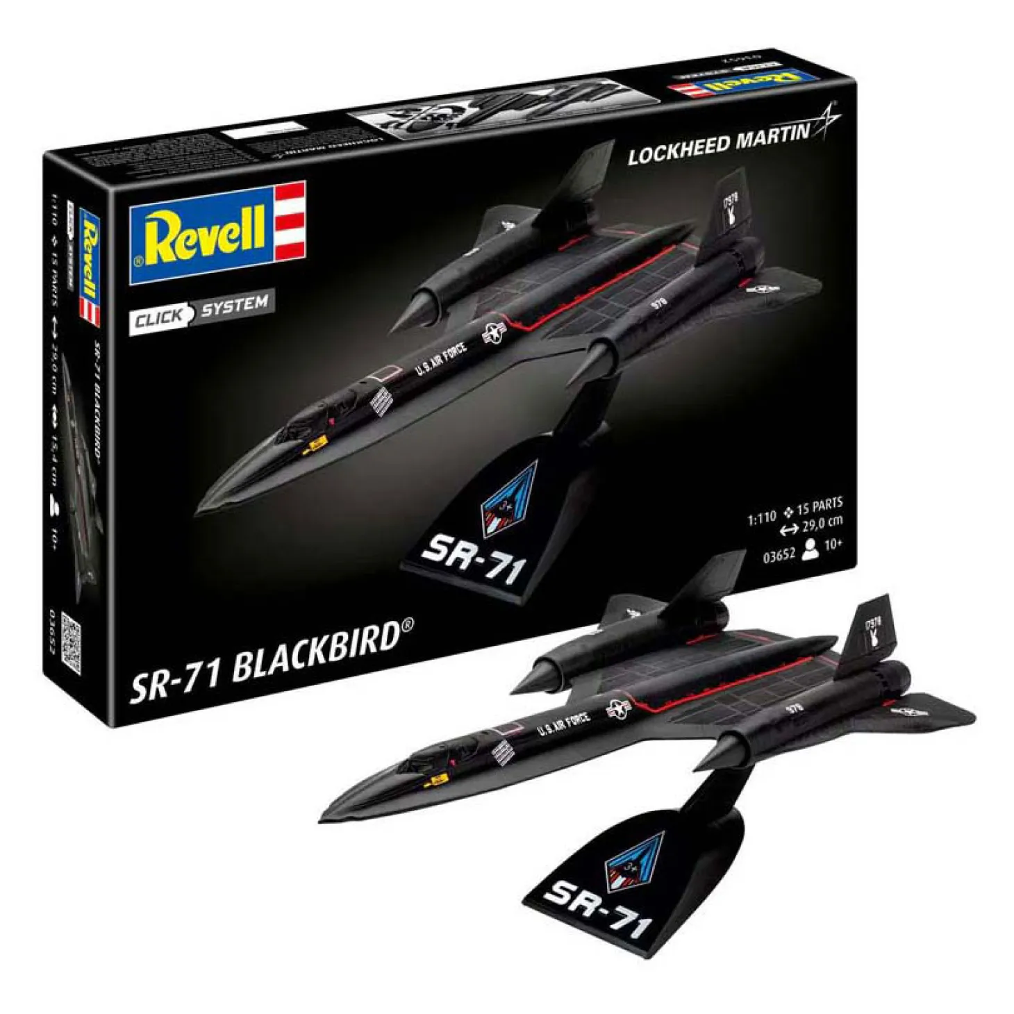 Revell Modelbouwpakket - Lockheed SR-71 Blackbird - 15dlg.