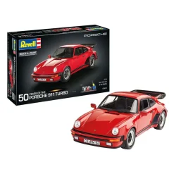 Revell Modelbouwpakket - Porsche 911 Turbo - 50 Years of Porsche Turbo 1:24 - 86dlg.