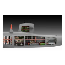 Revell Modelbouwpakket - S.S.B. Abraham Lincoln 1:253 - 158dlg.