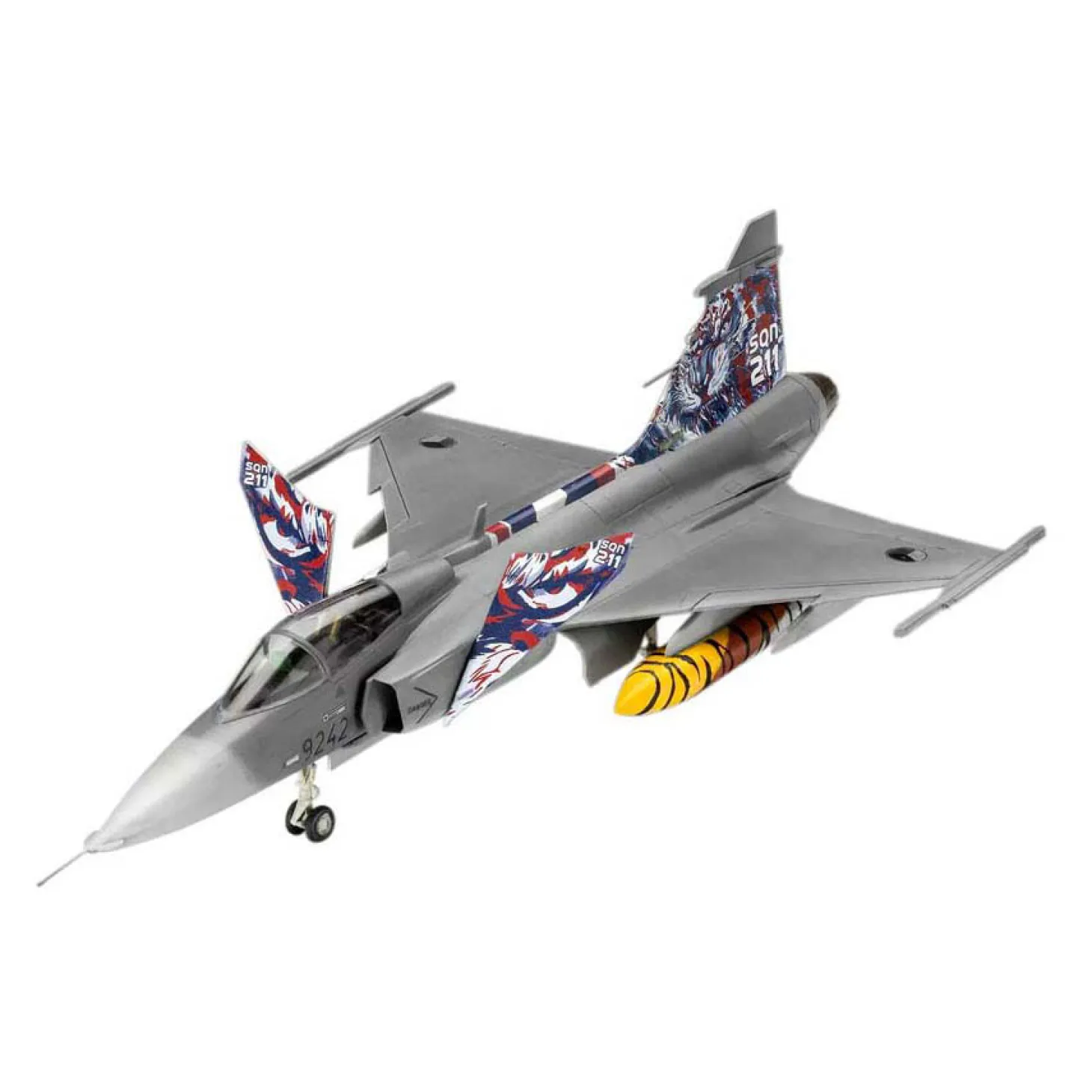 Revell Modelbouwpakket - Saab JAS-39C Gripen 1:72 - 110dlg.