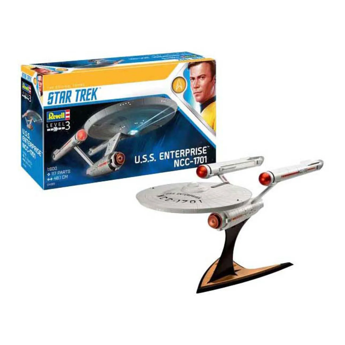 Revell Modelbouwpakket - U.S.S. Enterprise NCC-1701 1:600 - 117dlg.