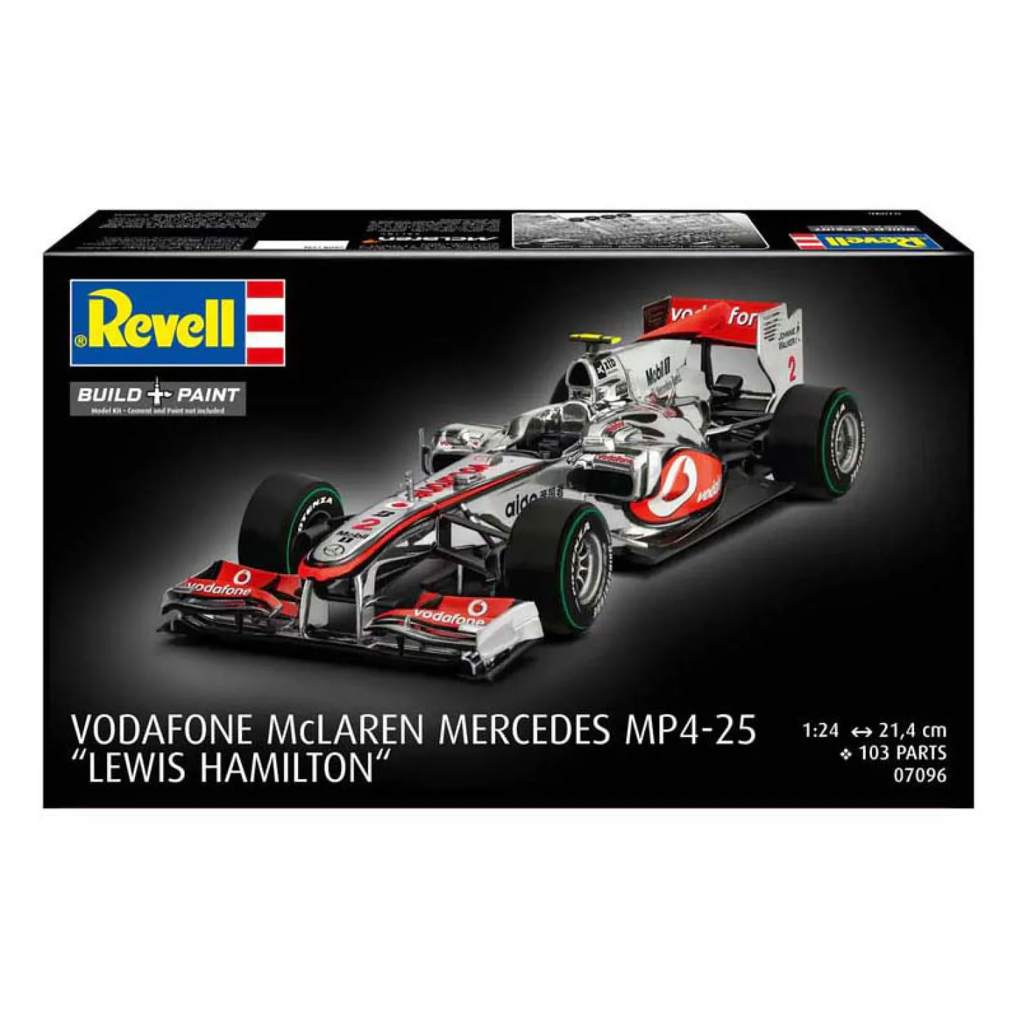 Revell Modelbouwpakket - Vodafone McLaren Mercedes MP4-25 "L. Hamilton" 1:24 - 103dlg.