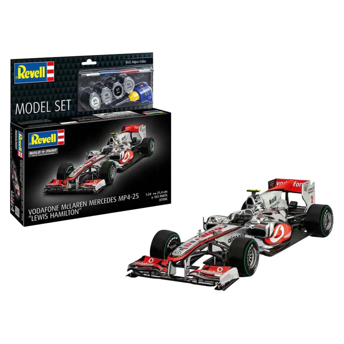 Revell Modelbouwpakket - Vodafone McLaren Mercedes MP4-25 "L. Hamilton" 1:24 - 103dlg.