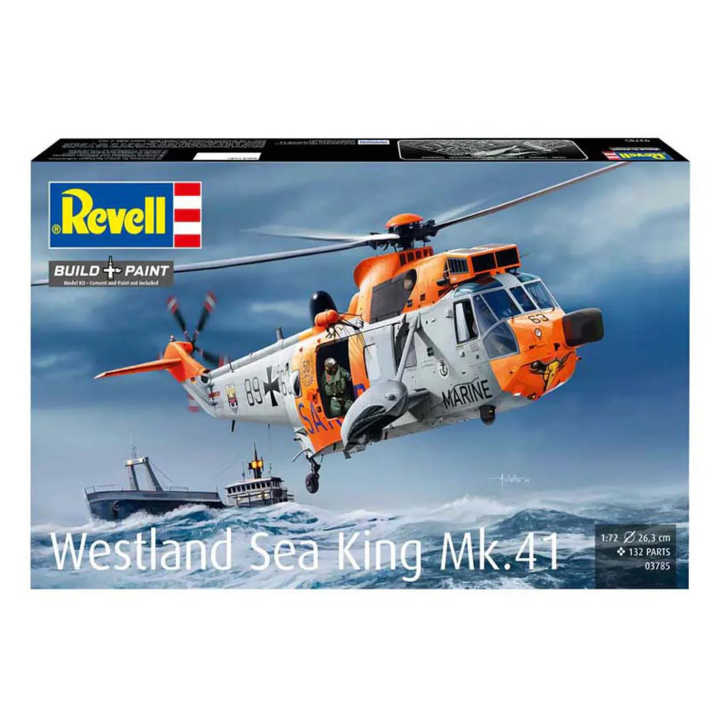 Revell Modelbouwpakket - Westland Sea King Mk. 41 1:72 - 132dlg.