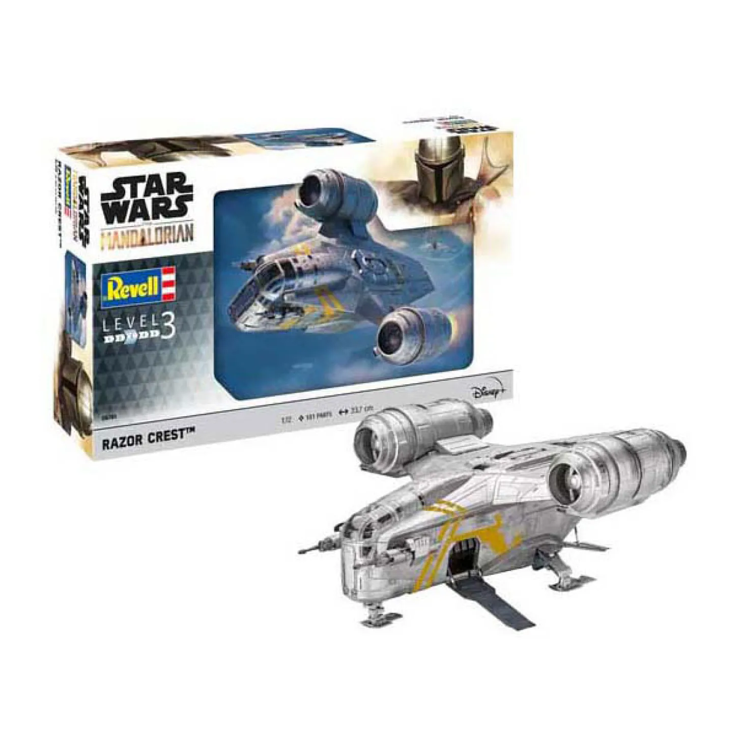 Revell Modelbouwpakket Star Wars - Razor Crest The Mandalorian 1:72 - 101dlg.