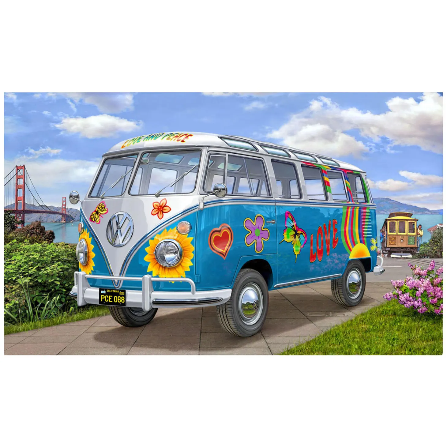 Revell Volkswagen T1 Samba Bus Flower Power