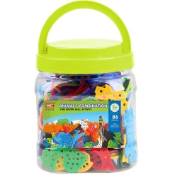 Rijgdieren in Opbergbox, 86dlg.