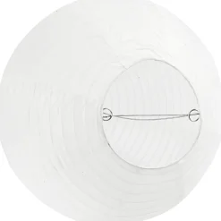 Rijstpapier Lamp Wit Druppel, 27cm