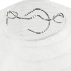 Rijstpapier Lamp Wit Druppel, 27cm