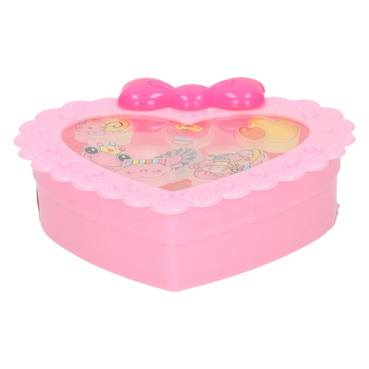 Ringen in Sieradendoos Hart, 8st.