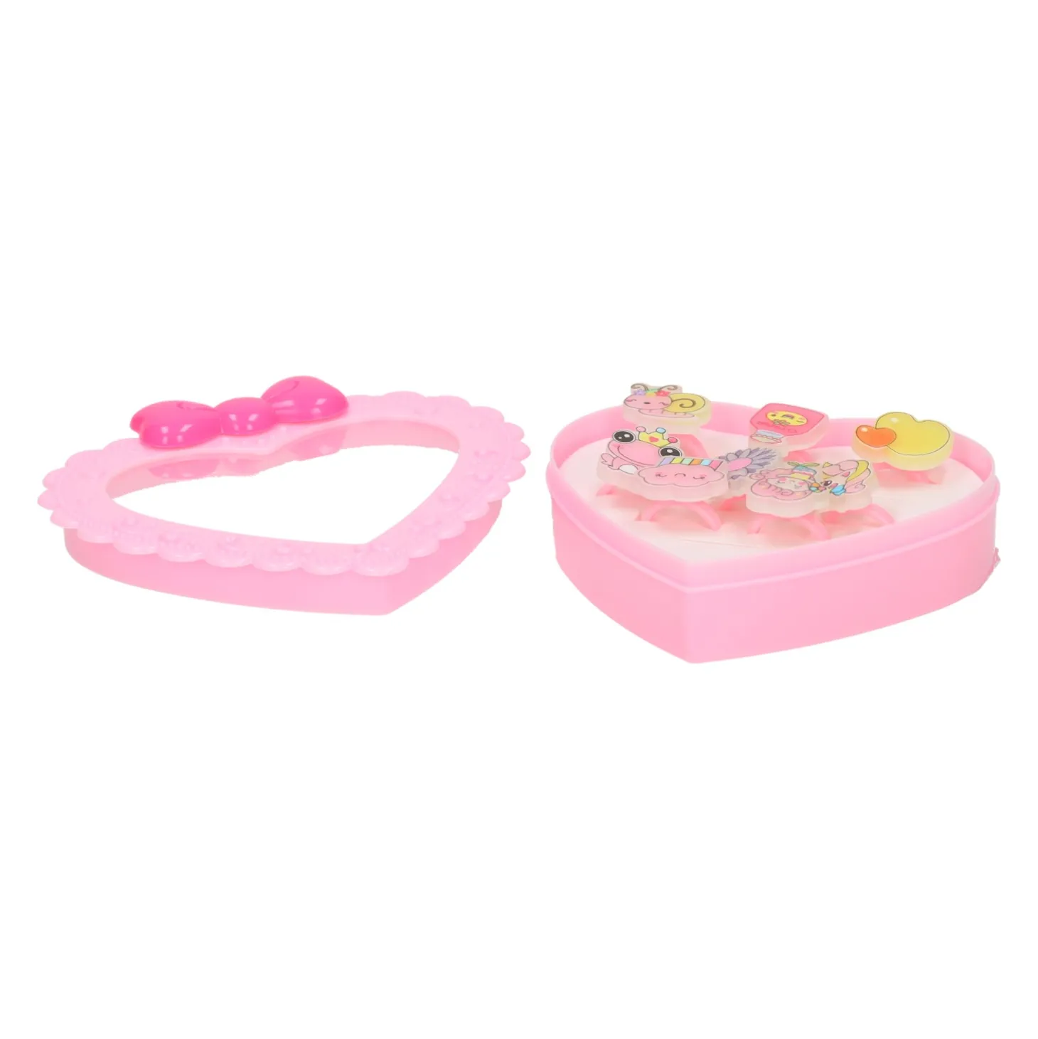 Ringen in Sieradendoos Hart, 8st.