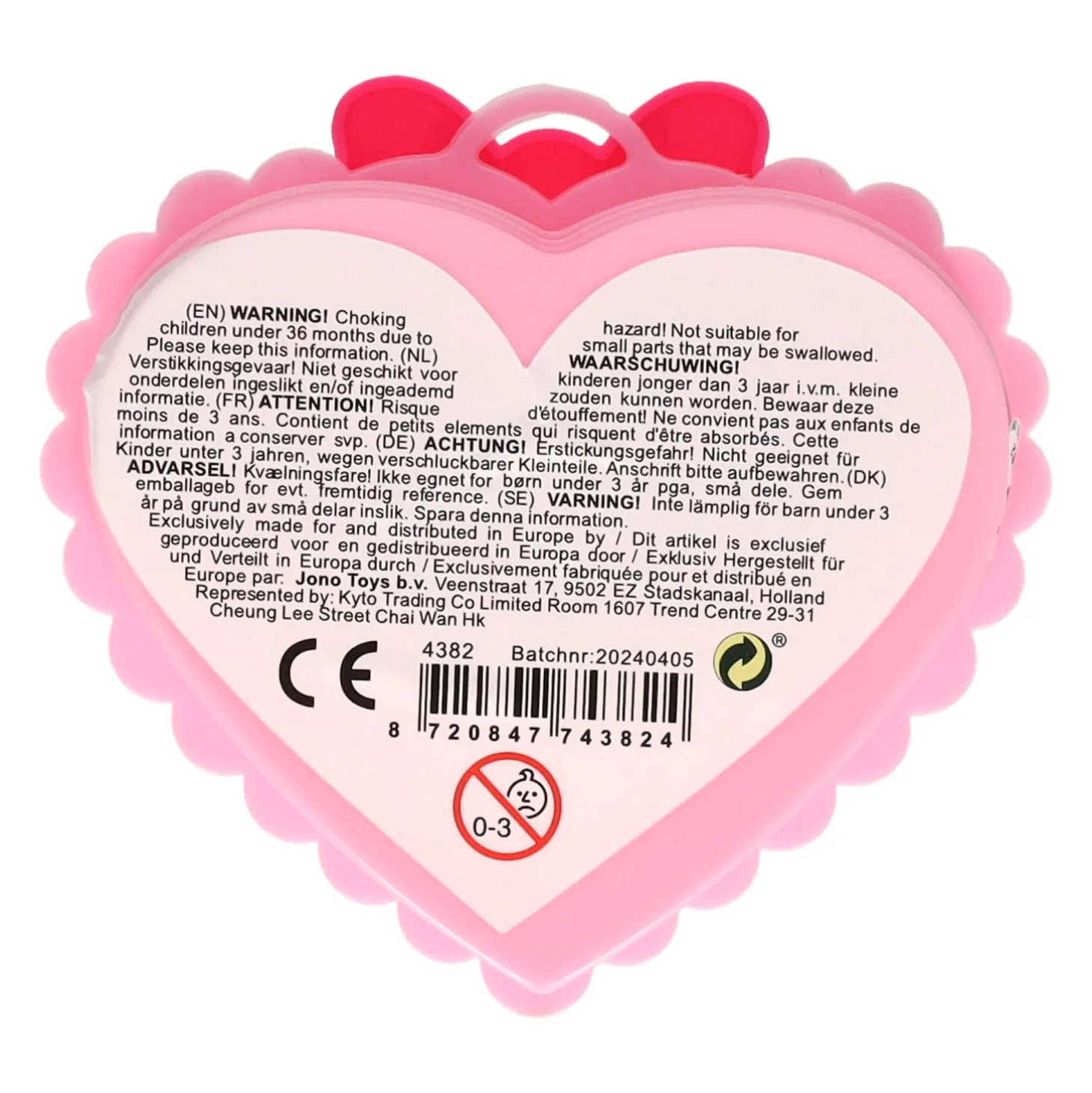 Ringen in Sieradendoos Hart, 8st.