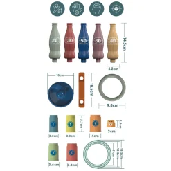 Ringwerpspel en Stapeltoren 2in1