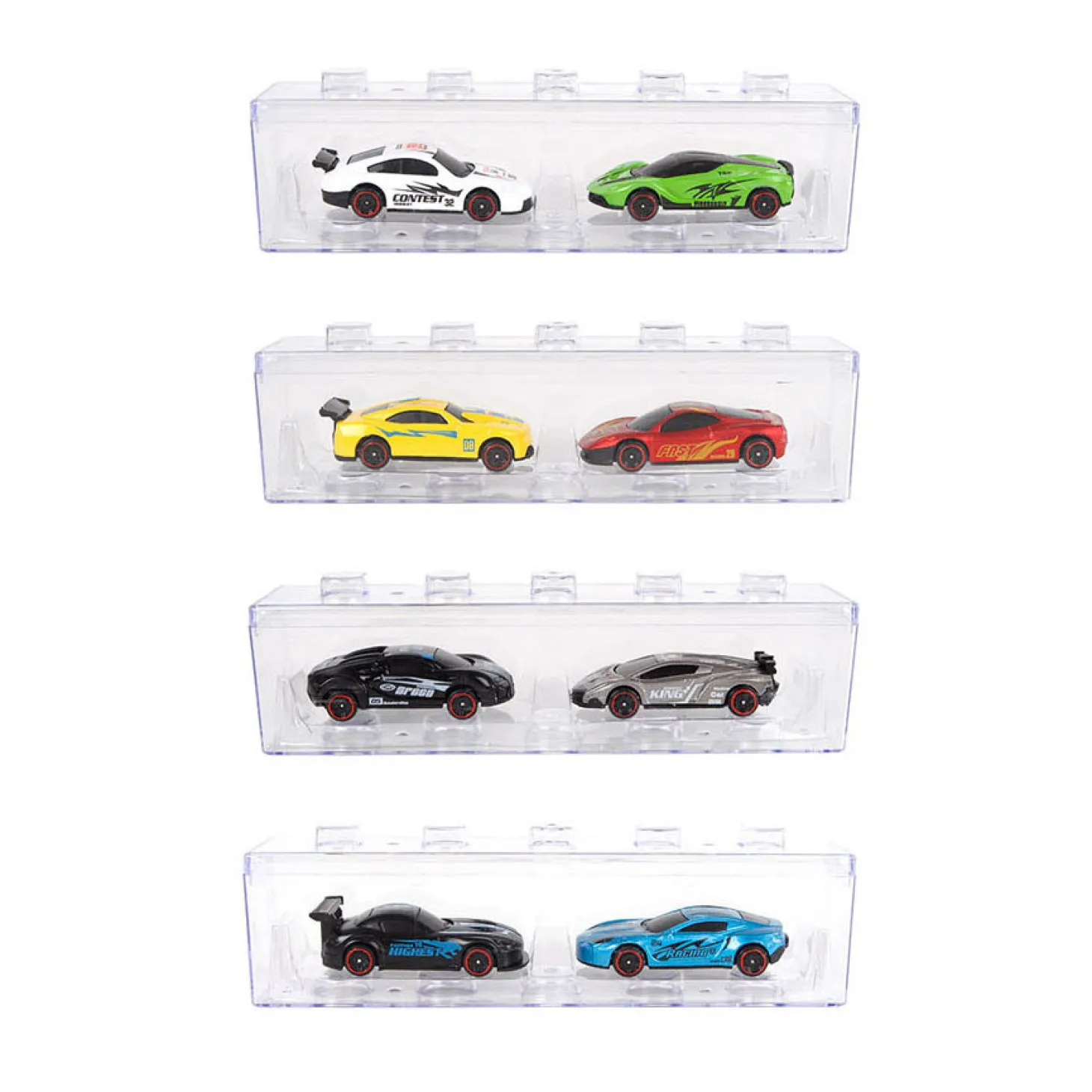 Roadblasters Opbergbox met 2 Die-Cast Raceauto's