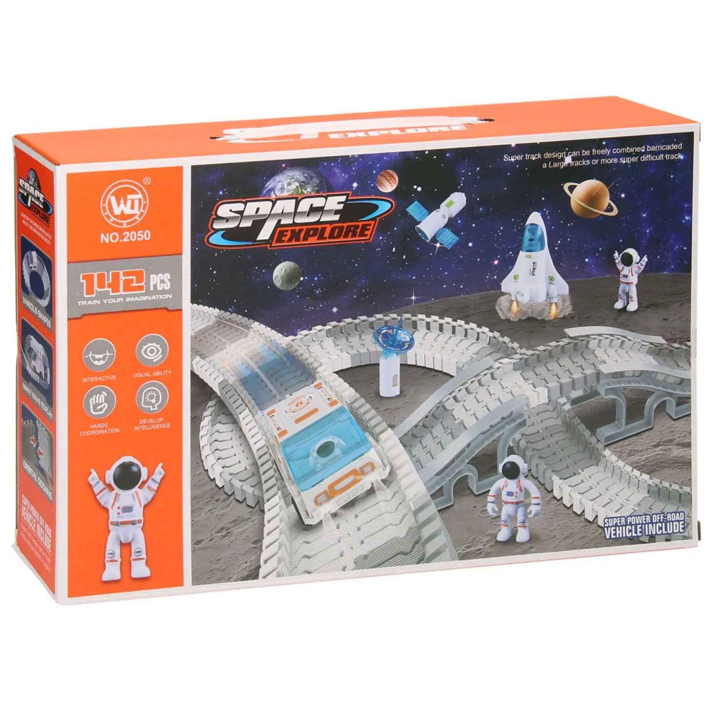 Roadway Racebaan Set Space Explorer, 142dlg.